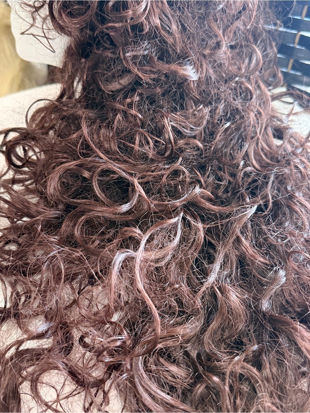 Women's Curly Wig - Dark Brown 100% Kanekalon Goth, Fairy, Halloween,